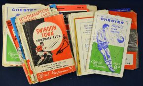 Mixed Collection of 1950-60 Football Programes including Swindon Town, Ipswich Town v Norwich city