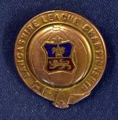 9 Carat Gold Lancashire League Championship Football Medal by Fattorini and Bradford, ‘Lancashire