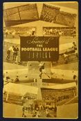 1938/1939 Football League Jubilee game Chelsea v Brentford 20 August 1938 fund raising match at