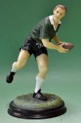 The Leonardo” Collection Rugby Figure c. 2004 – large rugby figure wearing a dark green shirt