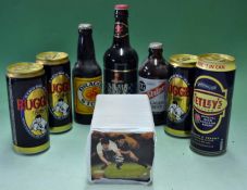 7x various Rugby beers - to include Brains bottle of “Arms Park Ale”, a bottle of “Dragon Stout”