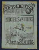 1930 West Bromwich Albion v Charlton Atheltic Football Programme dated 02/05/31, the baggies