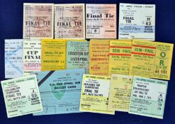 Football Ticket Collection comprising of FA Cup Finals 1963, 1966, 1969 and 1961 Leicester City
