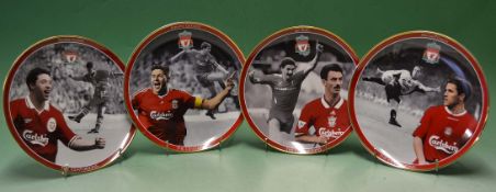 Danbury Mint Liverpool FC Centurions Plates 8 Inch Plates featuring Liverpool’s Michael Owen, Ian