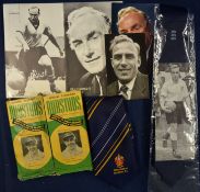 Billy Wright (England & Wolverhampton Wanderers Captain) Items: England Official Tie (provenance-
