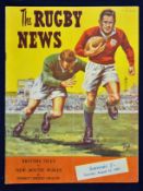 Rare 1950 British Lions v New South Wales rugby programme - played on the 12th August Cricket Ground