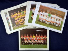 Football Trade Cards Ty-Phoo Tea Premium Issue Team Group Cards covering English & Scottish League