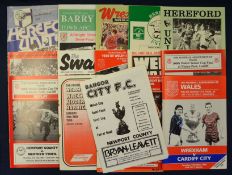 Collection of Welsh Cup Final Football Programmes plus Cup Semi-Final programmes, mainly 1980s and