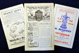 Interesting Selection of 1930 Onwards Football Programmes incl Walsall v Bristol Rovers 27/12/37 (