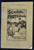 Rare 1926 New Zealand Rugby Union football handbook - titled “School Football. A Rugby Handbook