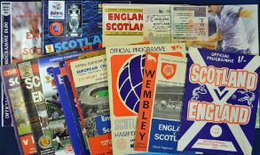 Selection of 1960s / 90s England v Scotland Football Programmes consisting of 11th April 1964 10th