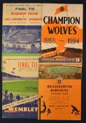 Wolverhampton Wanderers Selection 1949 FA Cup Final programme (Wolves winners), 1960 FA Cup