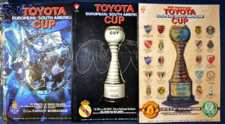 FIFA World Championship Finals to incl Toyota Cup Matches 1999 Manchester United v Palmeras (