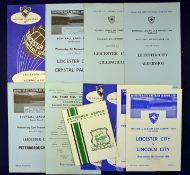 Leicester City League Cup Football Programmes Semi-Final 1964 (both legs) & 1965 (both legs), plus 8