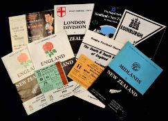 1983 New Zealand All Blacks rugby tour to England Scotland programmes and tickets - comprising a