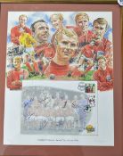 1966 England World Cup Final signed display - titled “England’s Heroes-World Cup Victory 1966”