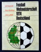 Signed 1974 Germany World Cup Book published by Sigloch, HB, entitled ‘Fussball weltmeisterschaft