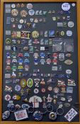 Large Collection of 1987-2007 Rugby World Cup Pin Badges including 1987 NZ & Australia, 1991 GB &