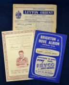 1950 Northampton Town v Combined League XI Football Programme Bill Barron’s Benefit match 04/05/
