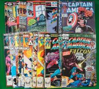 Collection of 1970s / 90s Captain America and Ghost Rider Comics: To consist of Captain America