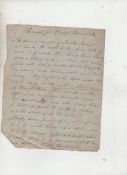 Miscellaneous  group of approx 25 ms letters/documents mostly early 19th c^ including a ms recipe