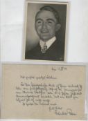 WWII ? Autograph ? U Boats ? Gunther Prien excessively rare autograph letter signed by Prien dated