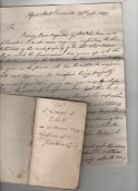 Northumberland ? Eshott  abstract of leases^ minutes^ a pocket book and a bundle of papers relating