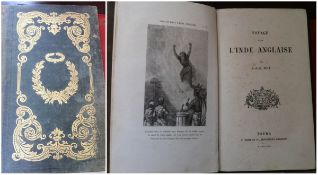 India Voyage dans l`Indeanglaise 1857 ? Travel in British India. A great early book with a chapter