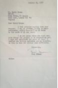 Autograph ? modern entertainment ? Paul Newman typewritten letter signed dated January 30th 1977