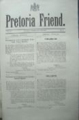 Boer War ? historic newspapers ? The Pretoria Friend a complete run of the 17 issues of this rare