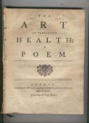 Literature ? autograph ? Henry Thrale^ friend of Dr Johnson The Art of Preserving Health: A Poem.