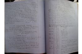 Legal manuscript commonplace book compiled by James Pringle Barclay (1796-1884) of Wickham Market^