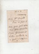 Autograph ? medical ? Elizabeth Garrett Anderson ? physician  autograph letter signed expressing