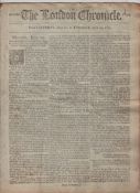 French Revolution three editions of the London Chronicle July 20th-27th 1793 with extensive reports