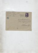 WWII ? The Holocaust a letter written from the Theresienstadt Ghetto in Czechsolovakia? written on
