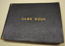 India Shooting Records Game Book ? Prince Duleep Singh. A fascinating leather bound manuscript Game