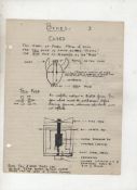 WWI ? RFC student notes compiled by Cadet C M H Cordaceo^ Cadet Wing RFC Toronto University dated