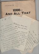 Theatre group of  three autograph letters signed by Alfred Reynolds who wrote the music for the