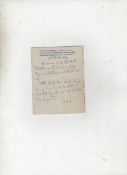 Autograph ? Literature ? George Bernard Shaw autograph letter signed  on a correspondence card to