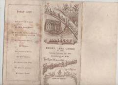 Masonry/Friendly Societies a fine collection of Masonry certificates and other printed ephemera