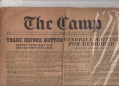 WWII ? British Free Corps a scarce edition of ?The Camp? the  propaganda newspaper set up for the