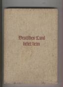 WWII ? Heinrich Himmler ? books Deutsches Land [German Land] by Kehrt Heim. Buff coloured cloth