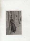 Judaica ? the Holocaust photograph of a man standing against a doorway looking sadly towards the