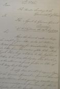 India ? Punjab ? Memorandum of Maharajah Sher Singh?s widow. Fine 2pp handwritten copy of an