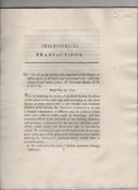Science good group of approx 7 printed Royal Society philosophical transactions 19th c^ various