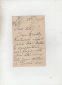 Autograph ? Royalty ? Princess Louise^ daughter of Queen Victoria letter signed dated January 28th^