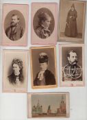 Photographs ? Russia fine group of approx 17 c de v style photographs c1870s mainly portraits taken