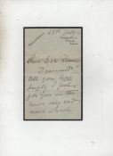 Autograph ? Royalty ? Princess Louise^ daughter of Queen Victoria autograph letter signed to Sir