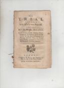 An unhappy marriage 1747 ? the Trial wherein Miss D?v?s was plaintiff and the Rev Dr W-l?n ^