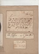 South Sea Bubble autograph letter signed by Sir John Hynde Cotton dated April 21st 1720